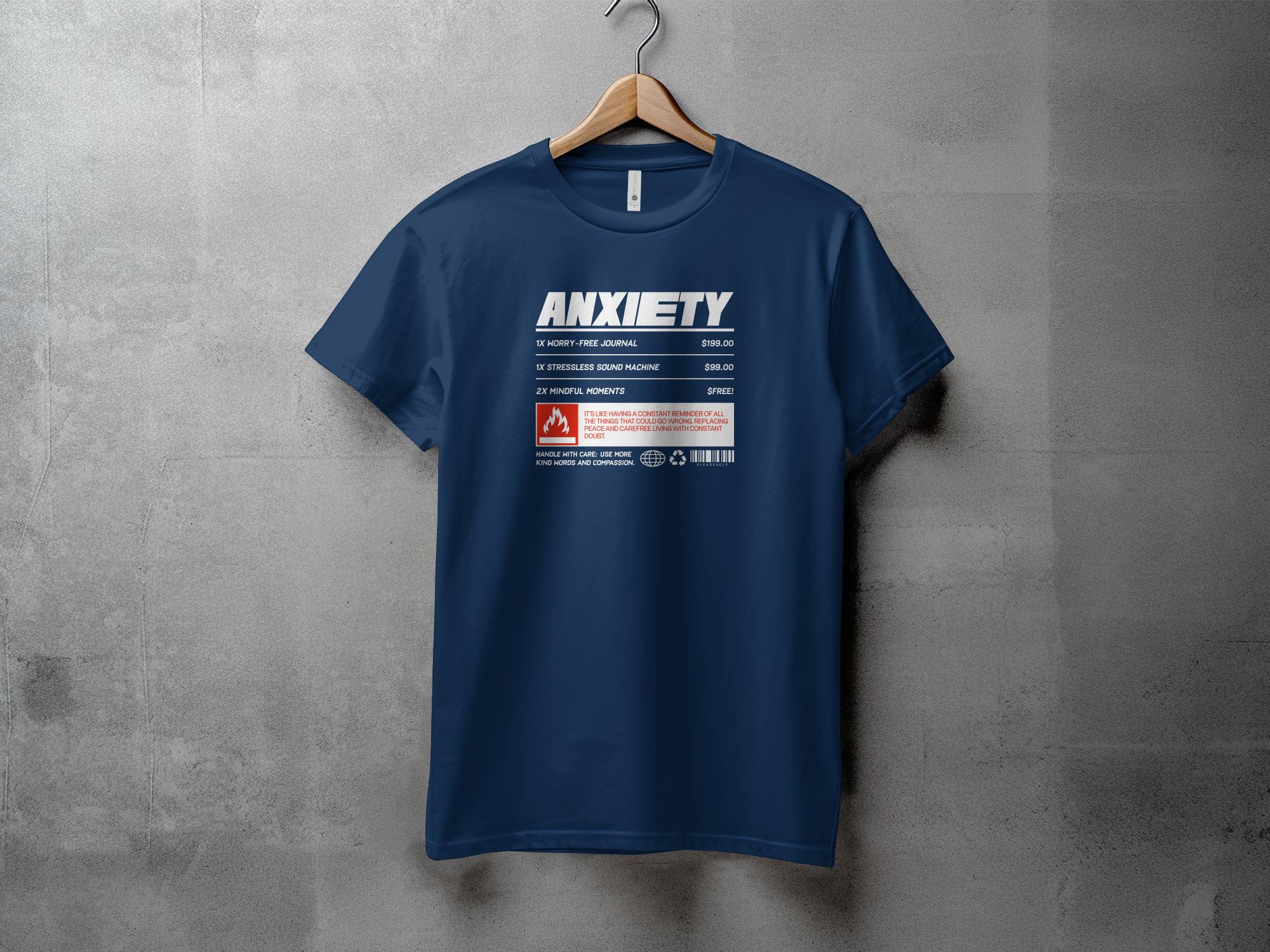 Anxiety - Dame T-shirt - Slim fit
