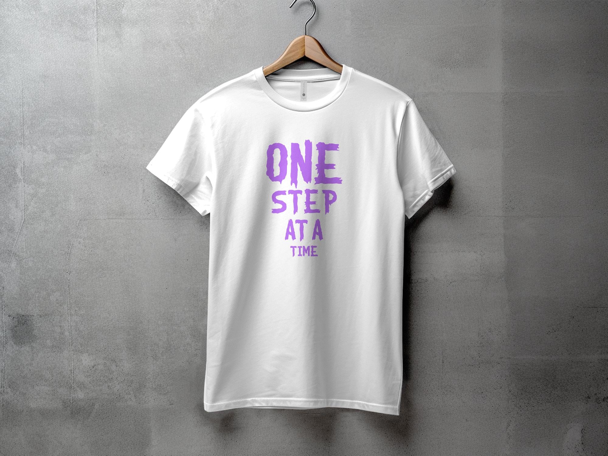 One step - Dame T-shirt - Slim fit