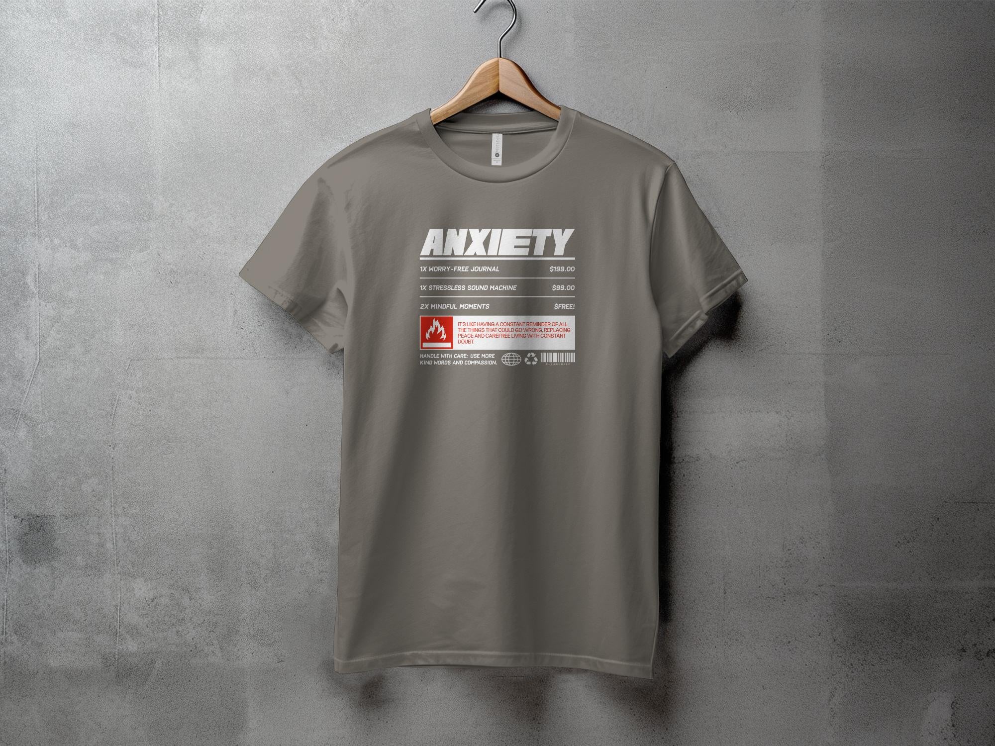 Anxiety - Dame T-shirt - Slim fit