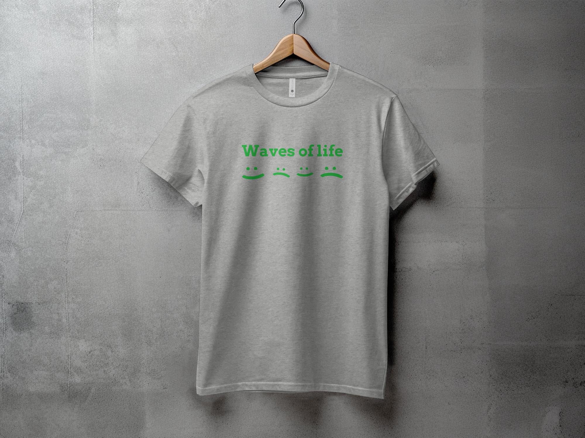 Waves - Dame T-shirt - Slim fit