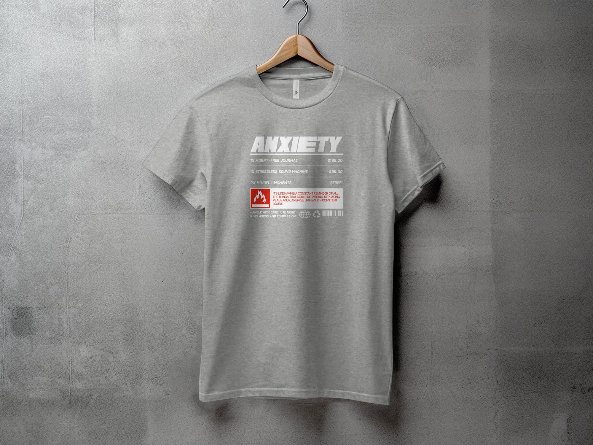 Anxiety - Dame T-shirt - Slim fit