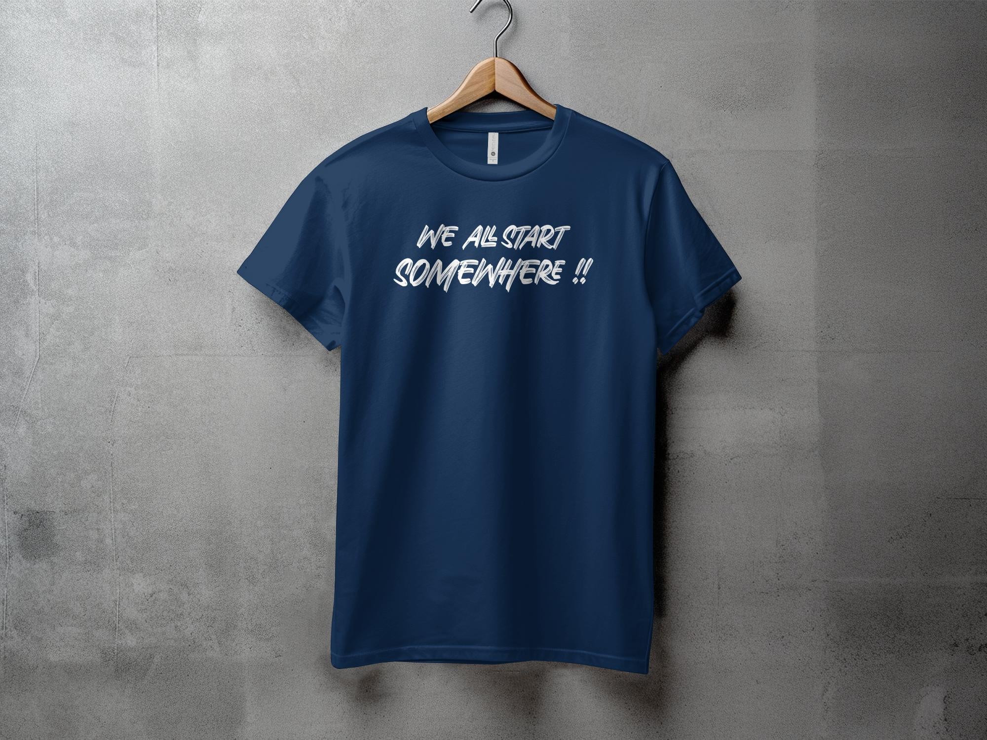 We all start - Dame T-shirt - Slim fit