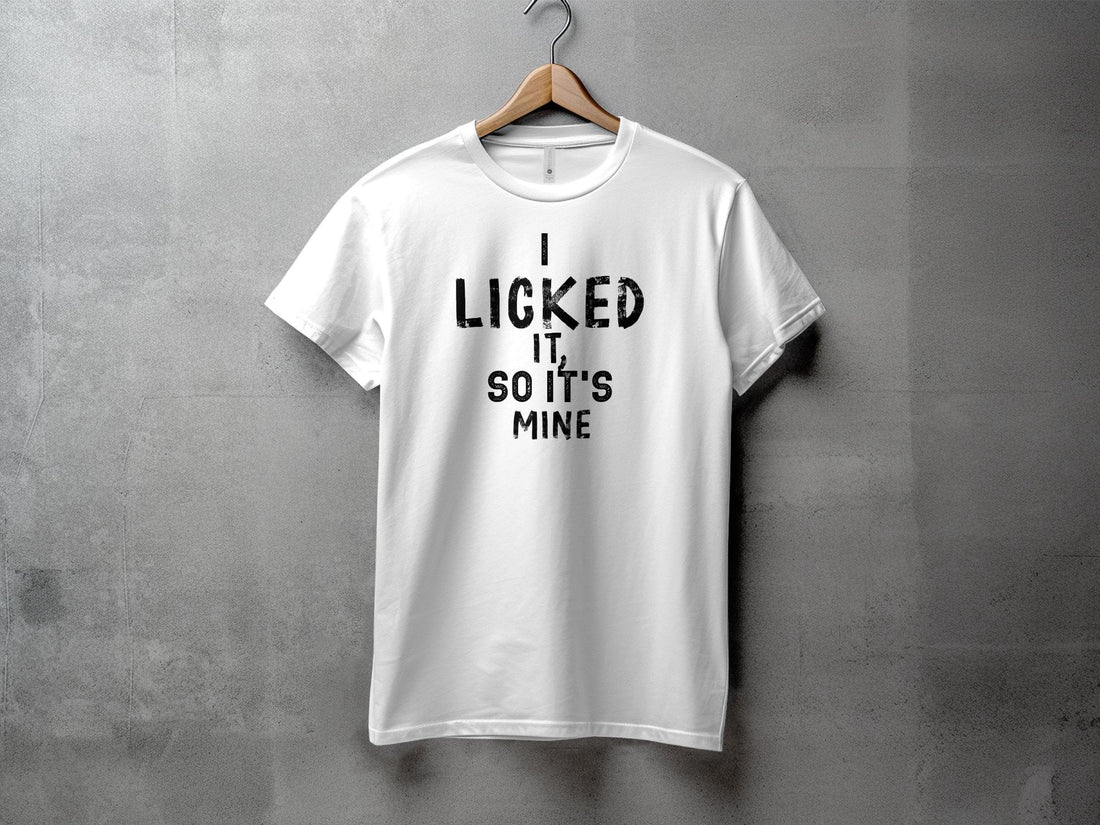 I licked - Dame T-shirt - Slim fit