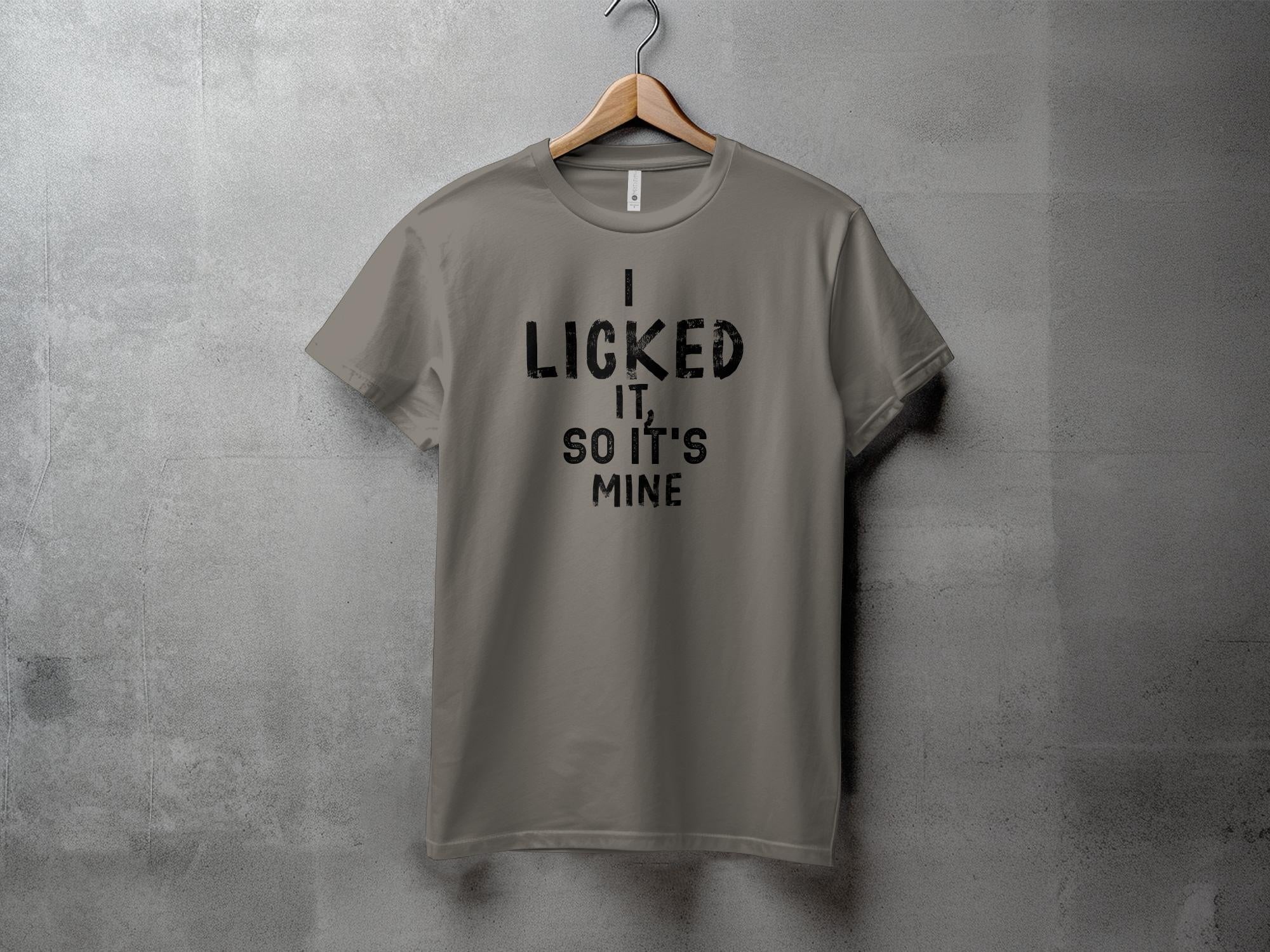 I licked - Dame T-shirt - Slim fit