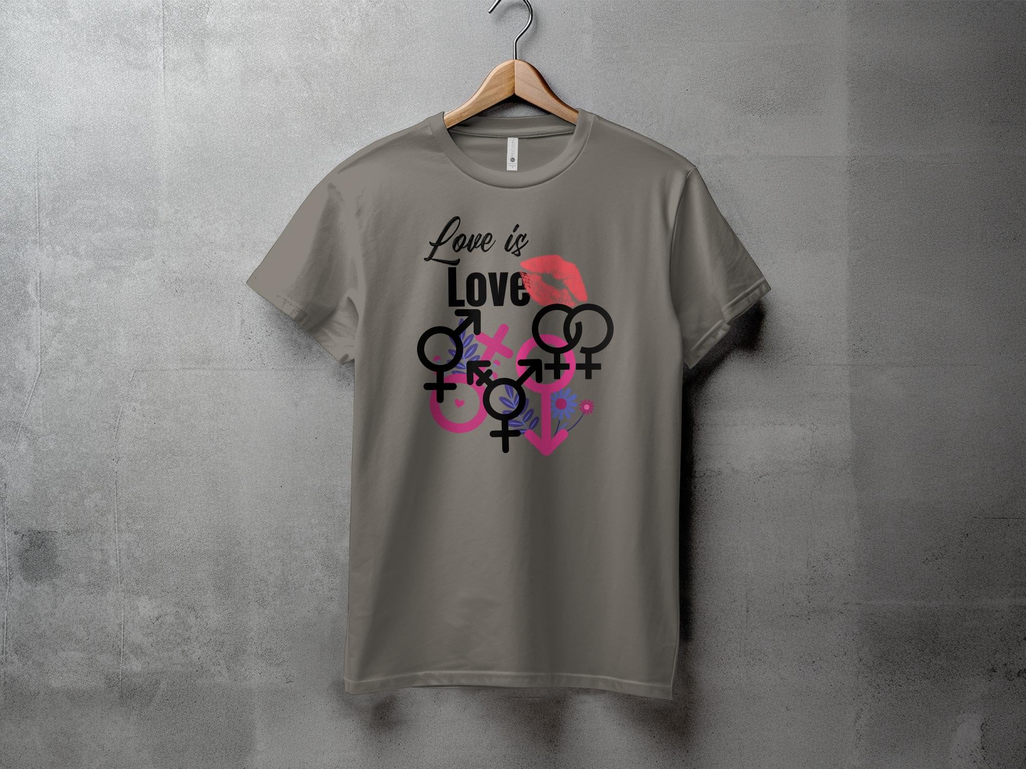 Love is Love - Dame T-shirt - Slim fit