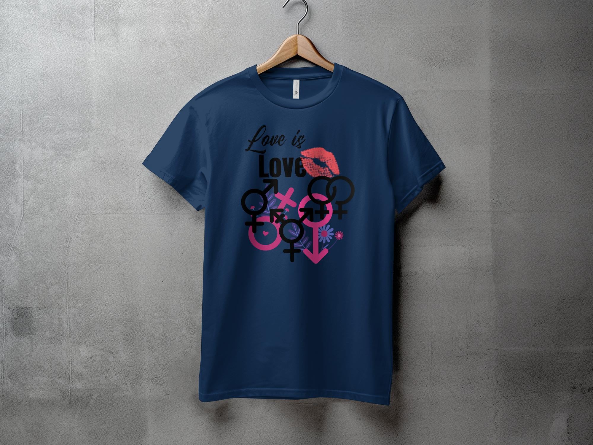 Love is Love - XL - Dame T-shirt - Slim fit - OUTLET