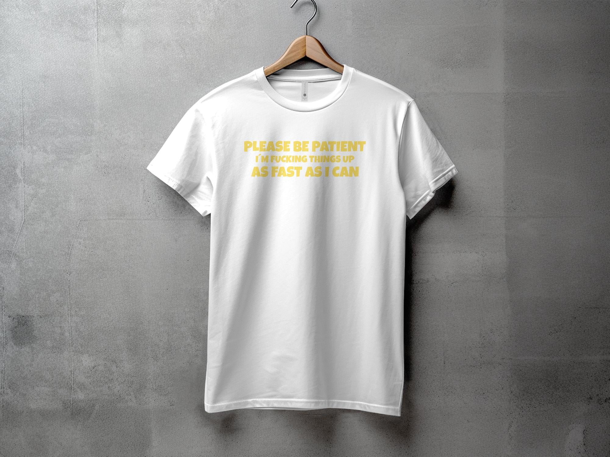 Please be - Dame T-shirt - Slim fit