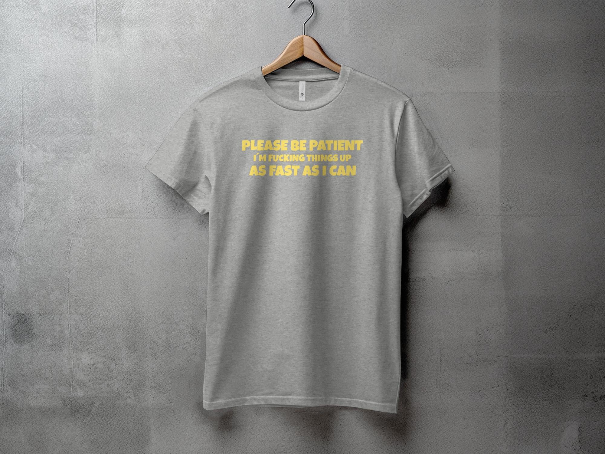 Please be - Dame T-shirt - Slim fit