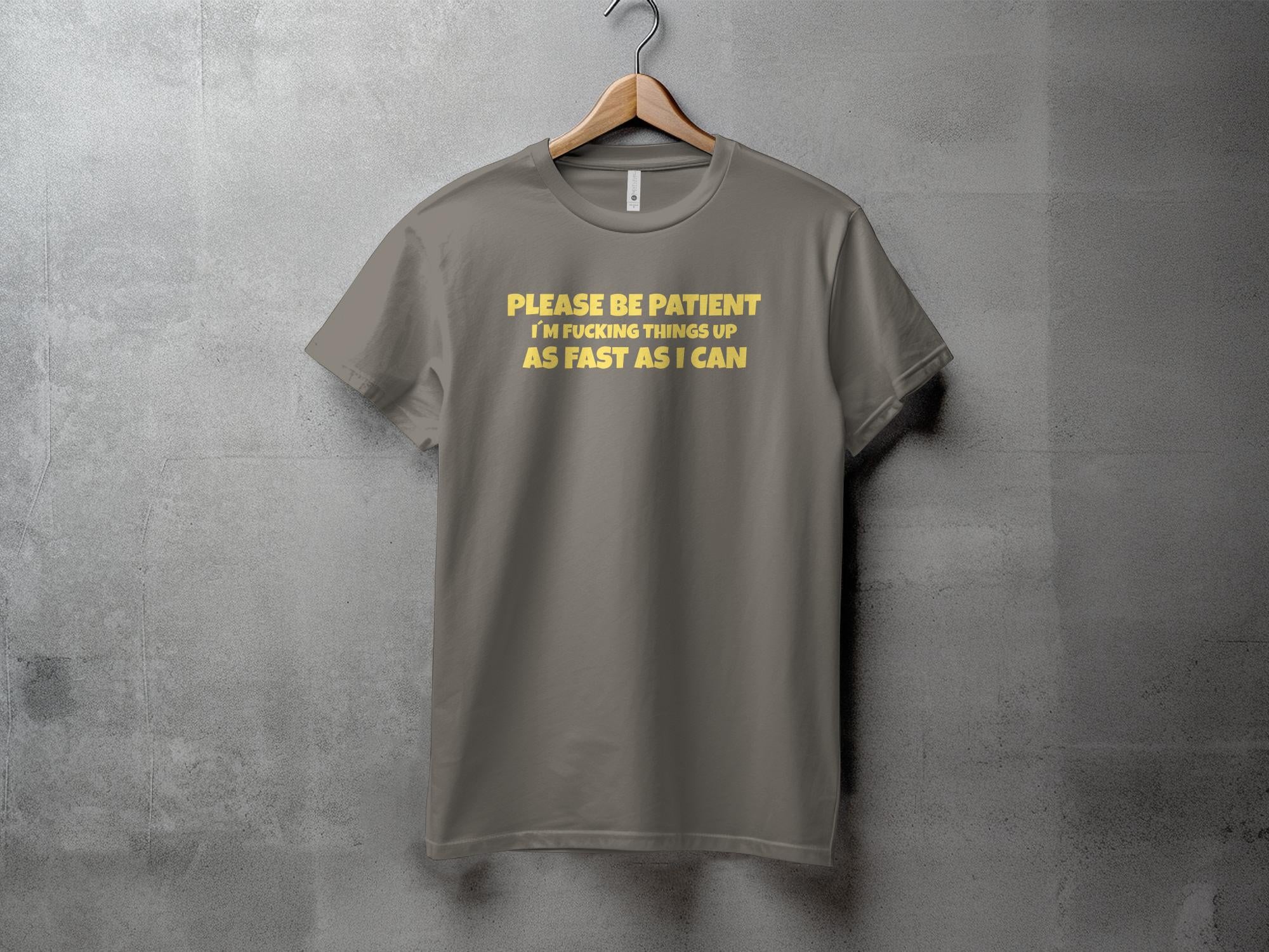 Please be - Dame T-shirt - Slim fit