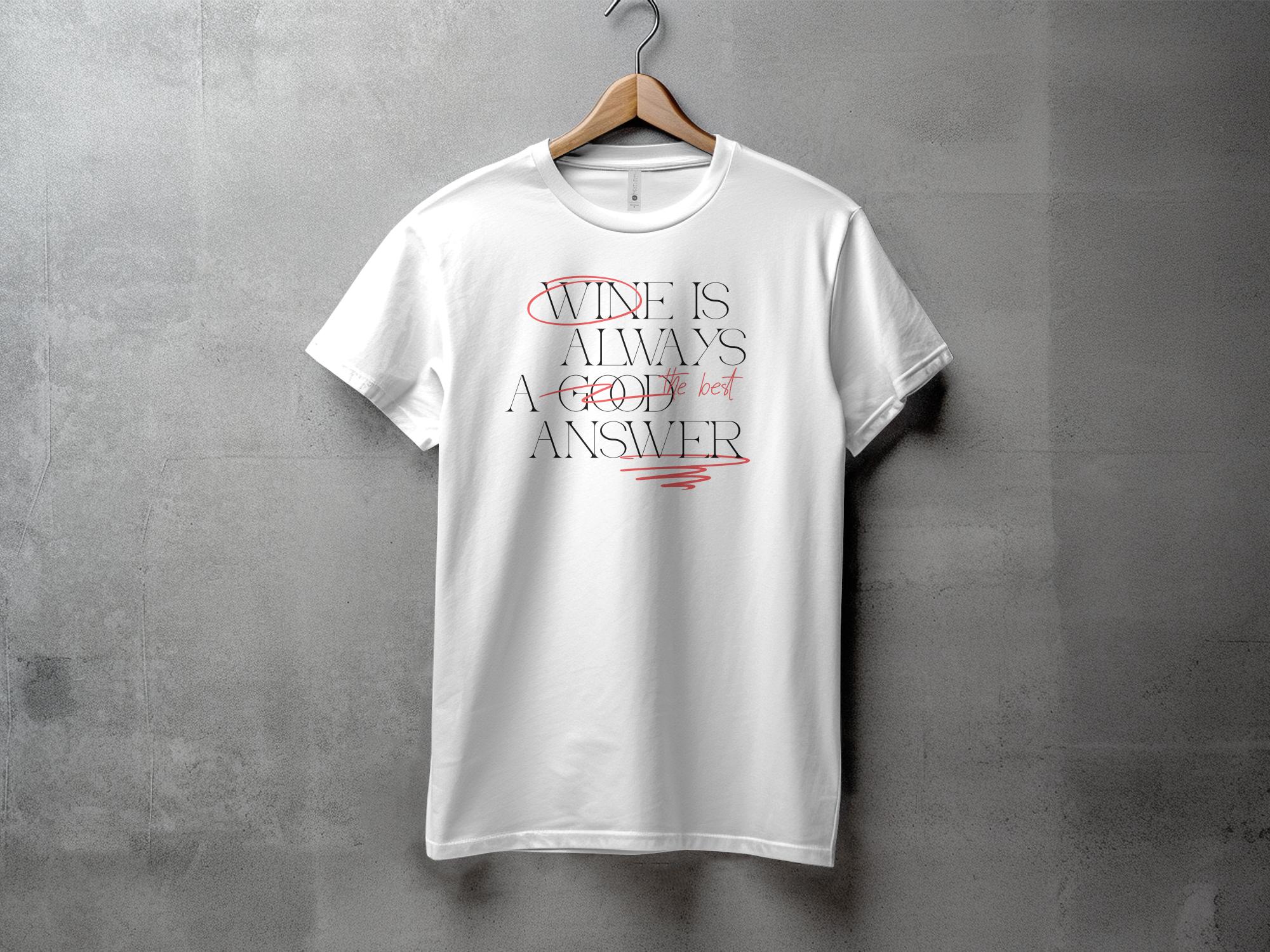 Wine is - Dame T-shirt - Slim fit