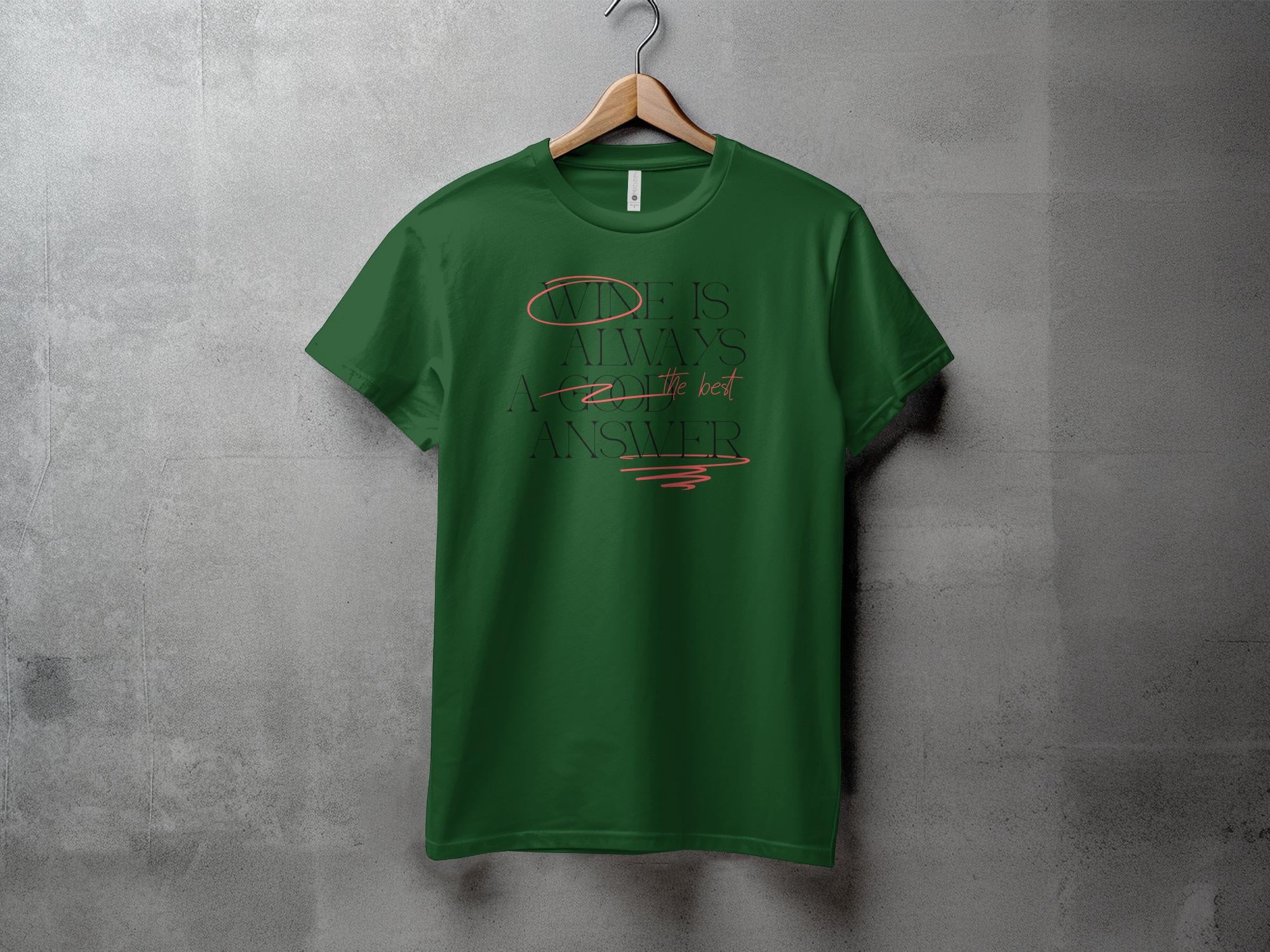 Wine is - S - Dame T-shirt - Slim fit - OUTLET
