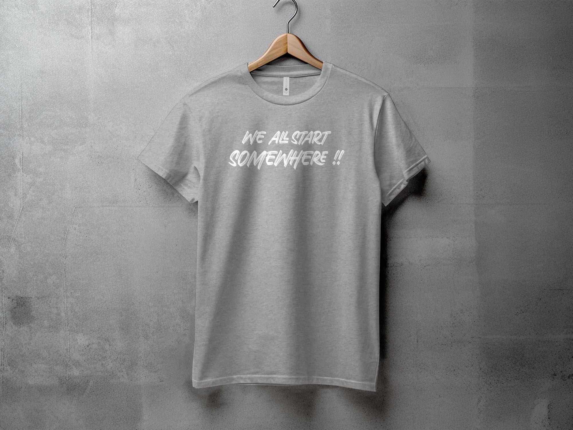 We all start - Dame T-shirt - Slim fit