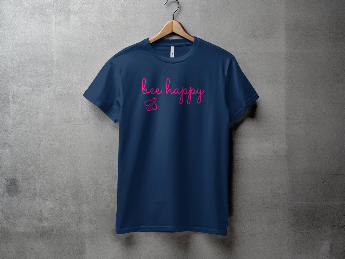 Bee happy - Dame T-shirt - Slim fit