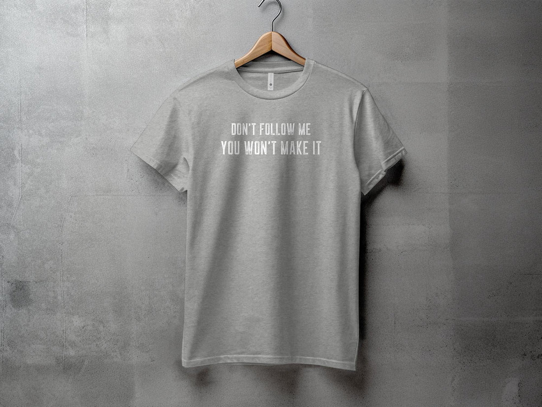Don`t follow - S - Unisex T-shirt - Regular fit