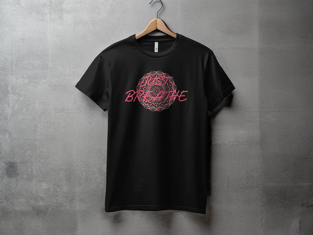 Just breathe - XL - Dame T-shirt - Slim fit