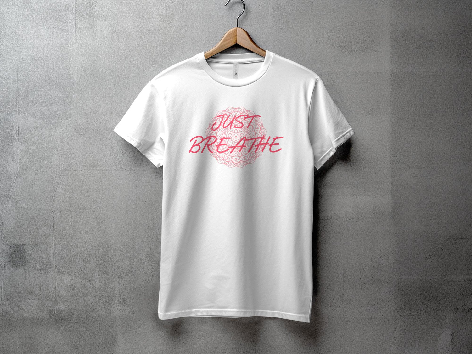 Just breathe - Dame T-shirt - Slim fit