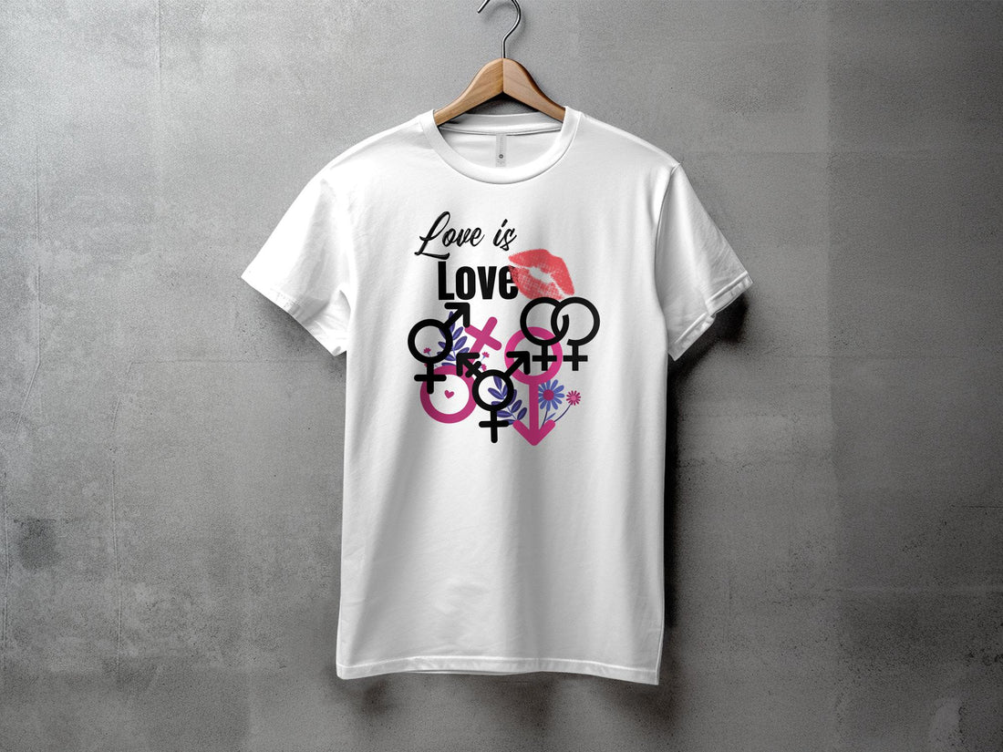 Love is Love - Dame T-shirt - Slim fit